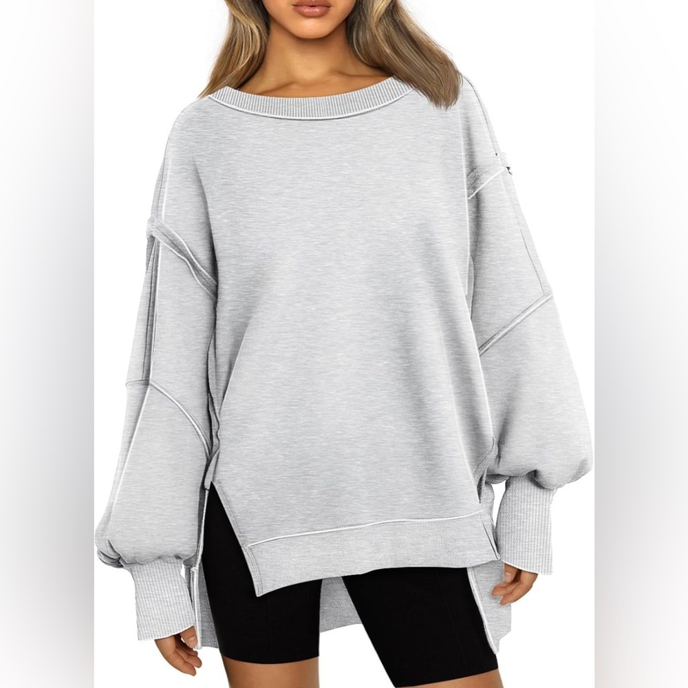 Trendy Queen Womens Oversized Sweatshirts Hoodie - Picture 2 of 5